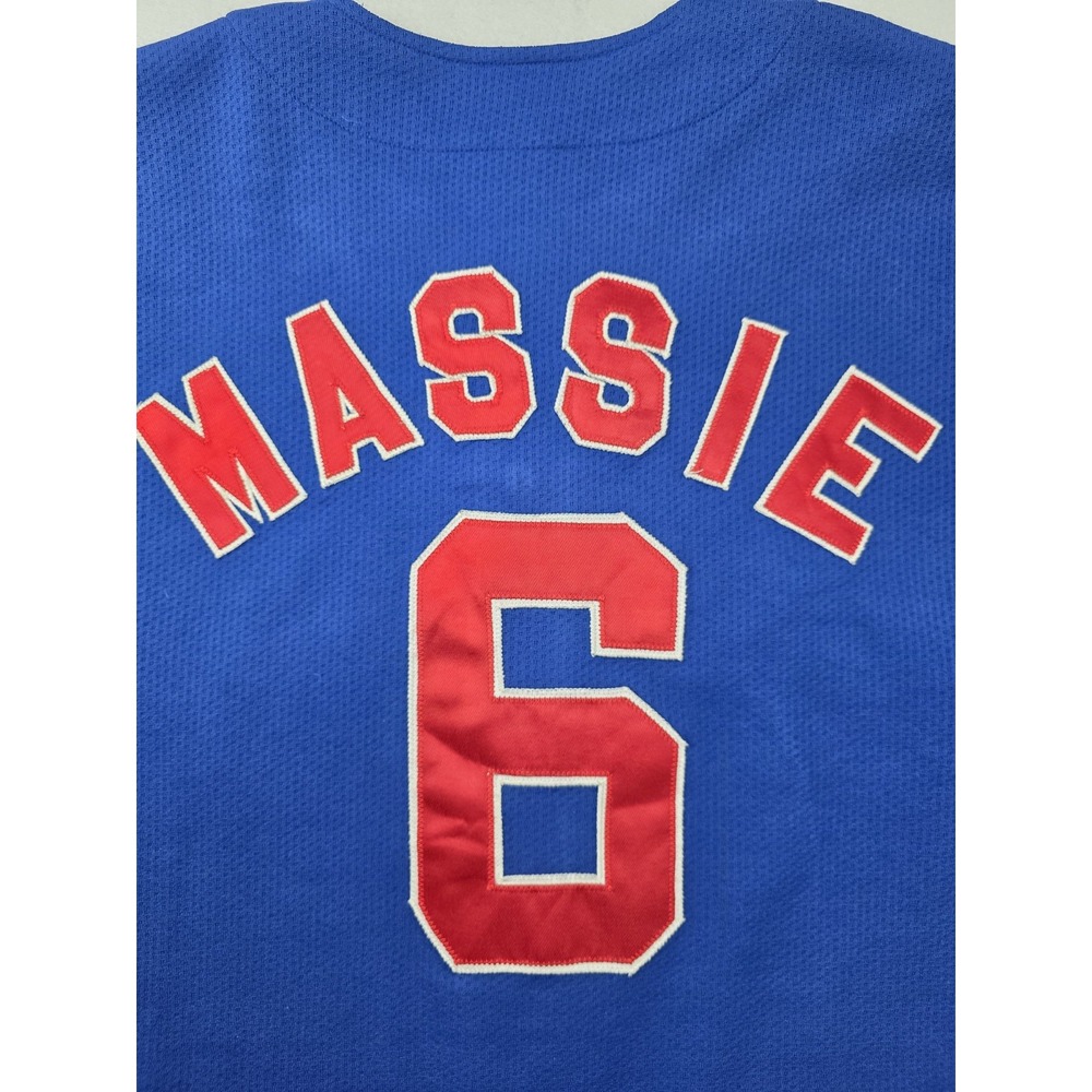 Vintage Chicago Cubs MLB Starter Baseball Jersey #6 "Massie" Stitched Size L VTG - Picture 6 of 8